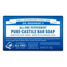 Dr. Bronner's, Peppermint Bar Soap, 5 oz (140 g) 